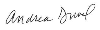 Andrea Duwel signature