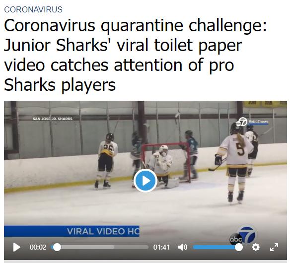 Viral video of hockey team